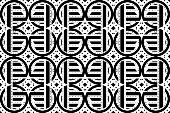 Black and White Circle Pattern: A Versatile Design Element