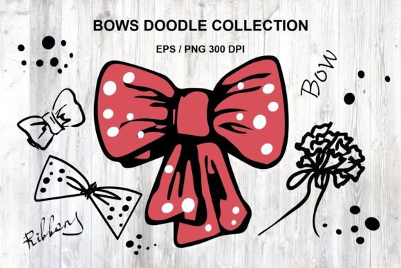 Bows Doodle Set