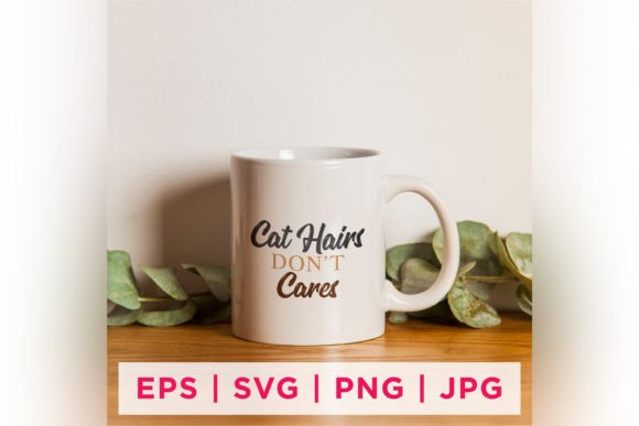 Cat Hairs Don’t Cares Cat Rescue Quote Stickers: A Powerful Message in a Simple Design