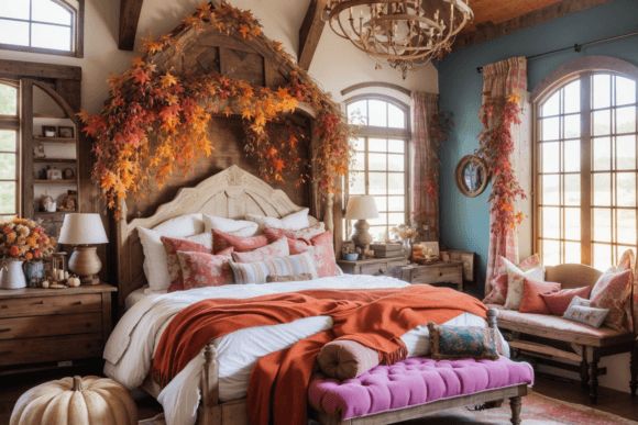 Charming Dream Fall Farmhouse Bedroom