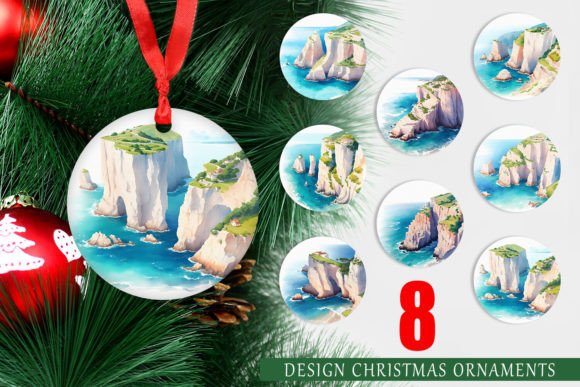 Christmas Ornament Coastal Cliffs: A Unique Addition to Your Holiday Decor