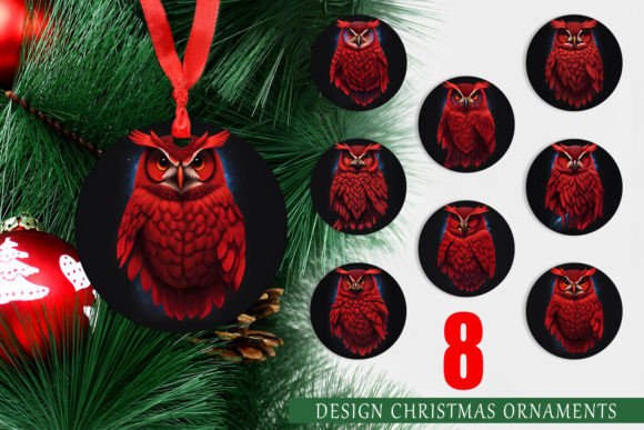 Christmas Ornament Red Owl: A Unique Addition to Your Holiday Decor