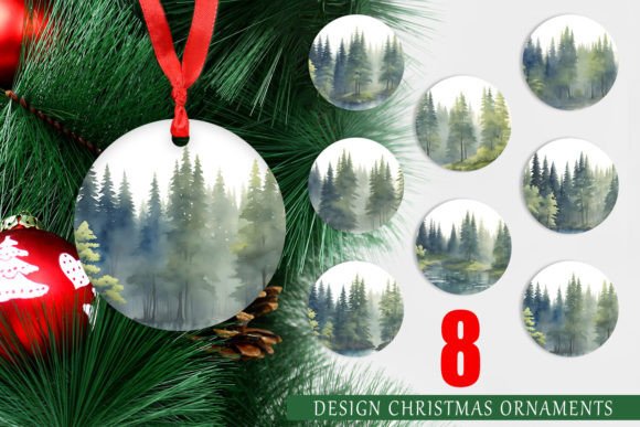 Christmas Ornament Watercolor Trees: A Creative and Practical Addition to Your Holiday Decor
