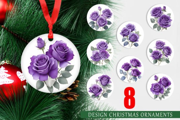 Christmas Ornament Watercolour Purple Ro: A Strategic Addition to Your Creative Toolkit