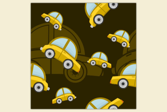 Classic Cars Dark Seamless Pattern: A Versatile Design Asset for Creative Projects