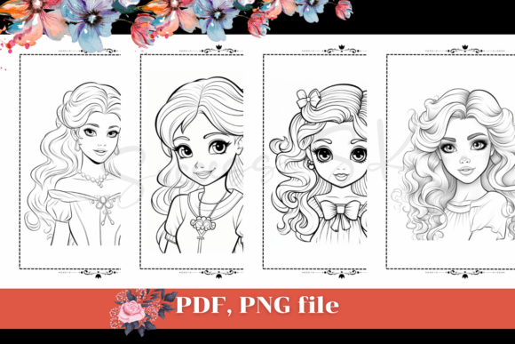 Cute Girl Coloring Pages 2, KDP: A Versatile Creative Resource for Artists and Entrepreneurs