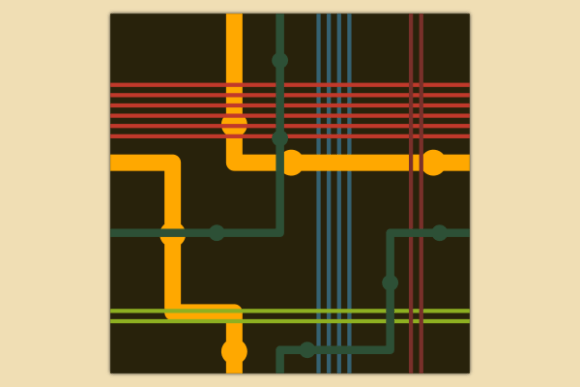 Designing with Retro Dotted Stripes Dark Pattern: A Modern Creative Tool