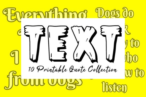Dog Quote Text Design Bundle V.01