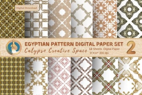 Egyptian Digital Paper Set 2