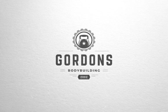 Fitness Club Vintage Logo Design