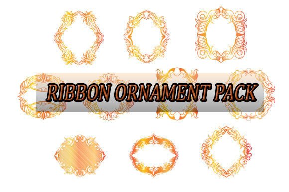 Islamic Vintage Decoration Calligraphic and Decorative Vintage Set of Thin Calligraphic Elements Borders, Frames, Dividers, Ornaments, Page Decoration