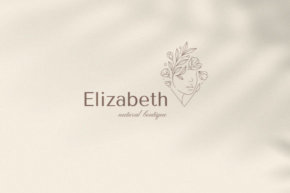 Minimalist Blossom Woman Botanical Logo: A Timeless Symbol of Natural Beauty