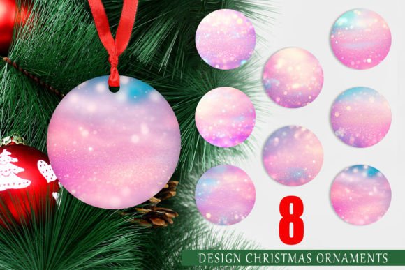 Ornaments Pastel Glitter Background