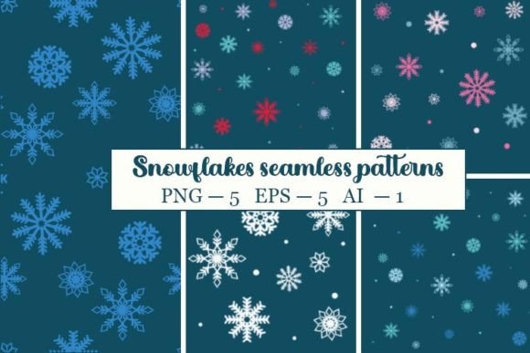 Snowflakes Seamless Pattern: A Winter Wonderland for Your Designs