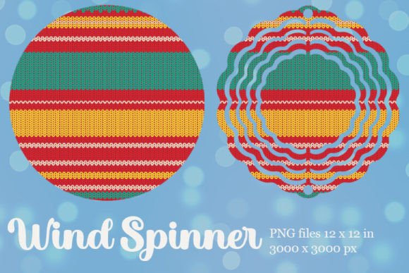Striped Knitting Background Round Cut: A Versatile Digital Design Resource for Creative Projects