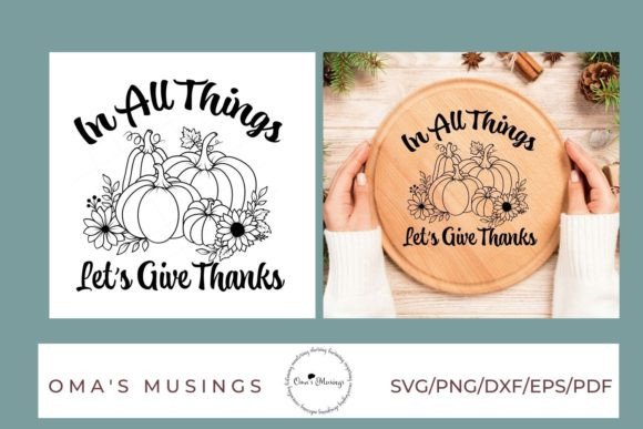Thanksgiving SVG - Give Thanks SVG