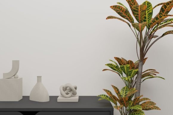 Wall Mockup - Living Room Mockup