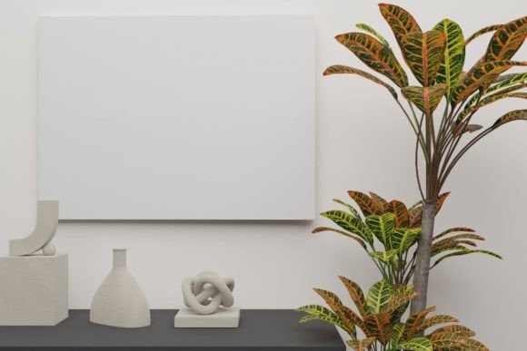 White Canvas Mockup